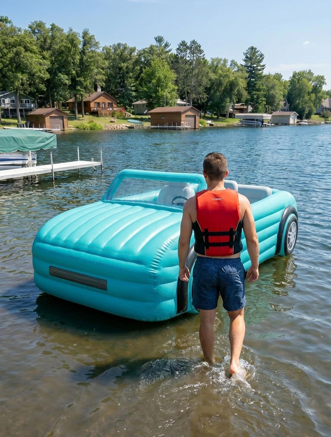 Inflatable Car Boat
