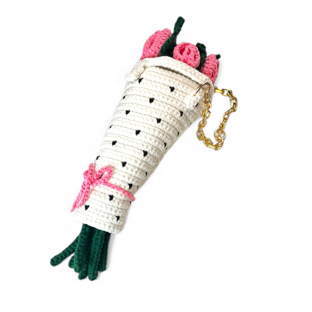 Crochet Flora 3D Bouquet Bag Pattern (PDF Download)