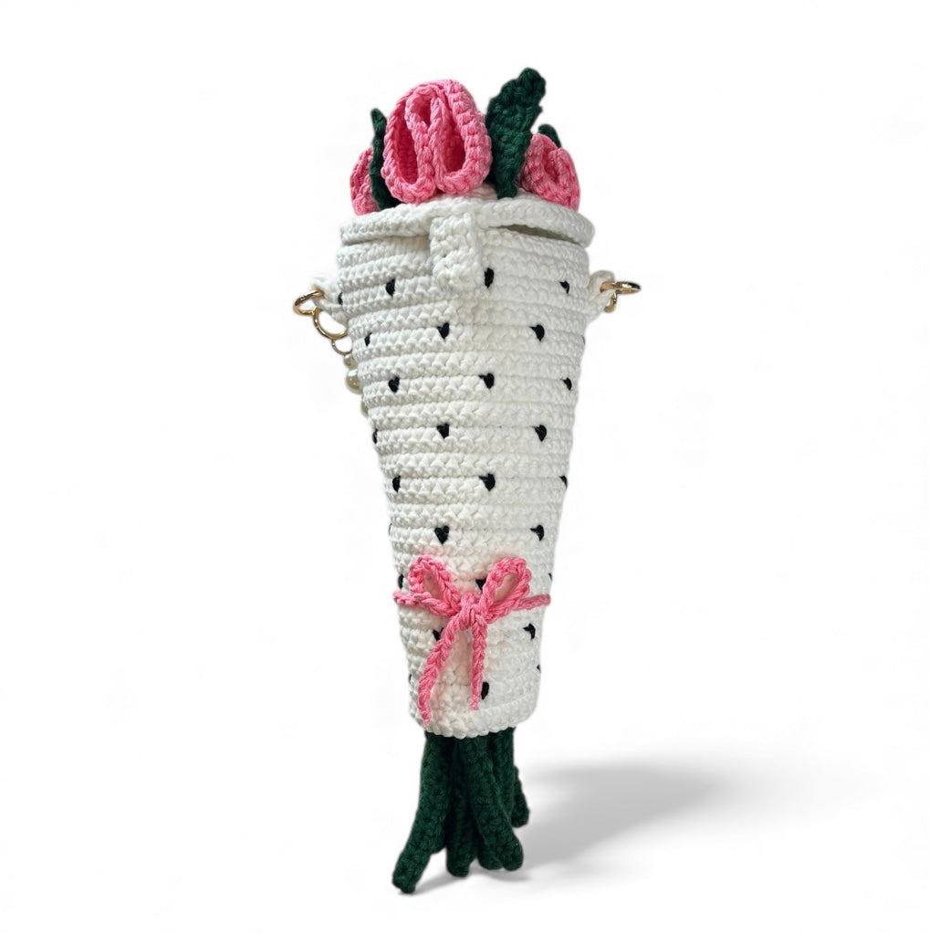 Crochet Flora 3D Bouquet Bag Pattern (PDF Download)
