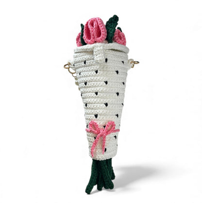 Crochet Flora 3D Bouquet Bag Pattern (PDF Download)
