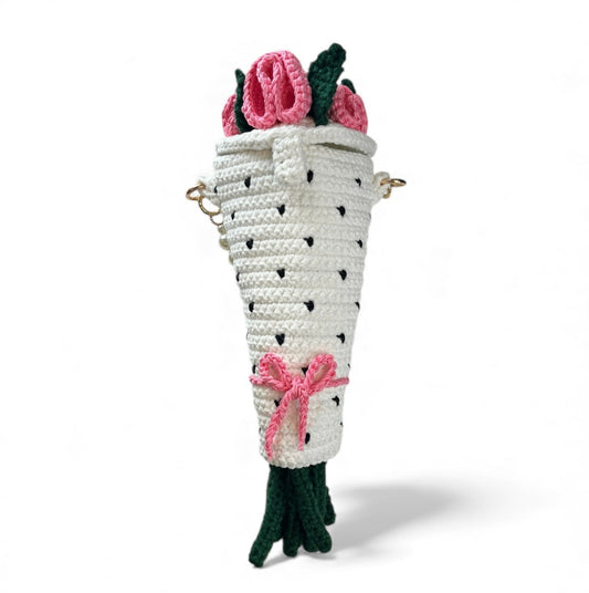 Crochet Flora 3D Bouquet Bag Pattern (PDF Download)