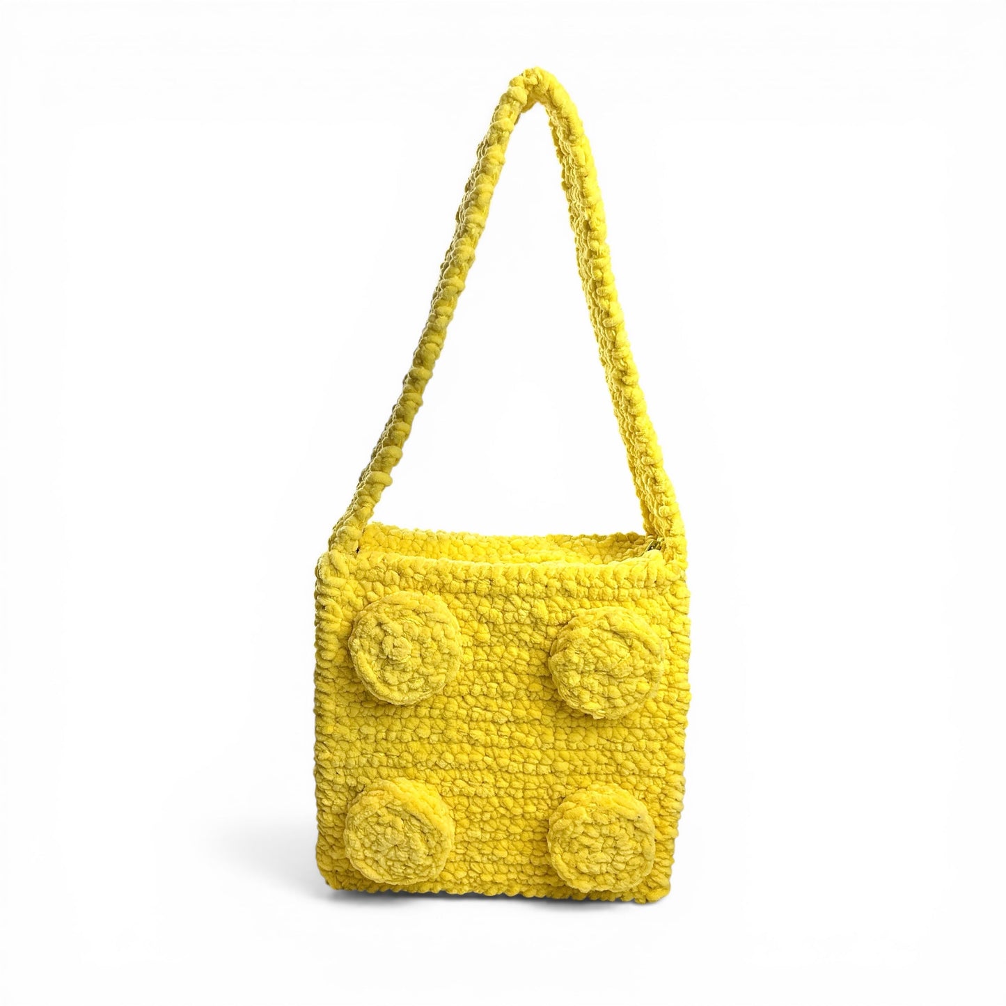 Crochet Lego Tote Bag PDF Pattern