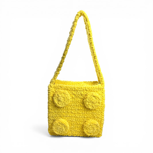 Crochet Lego Tote Bag PDF Pattern