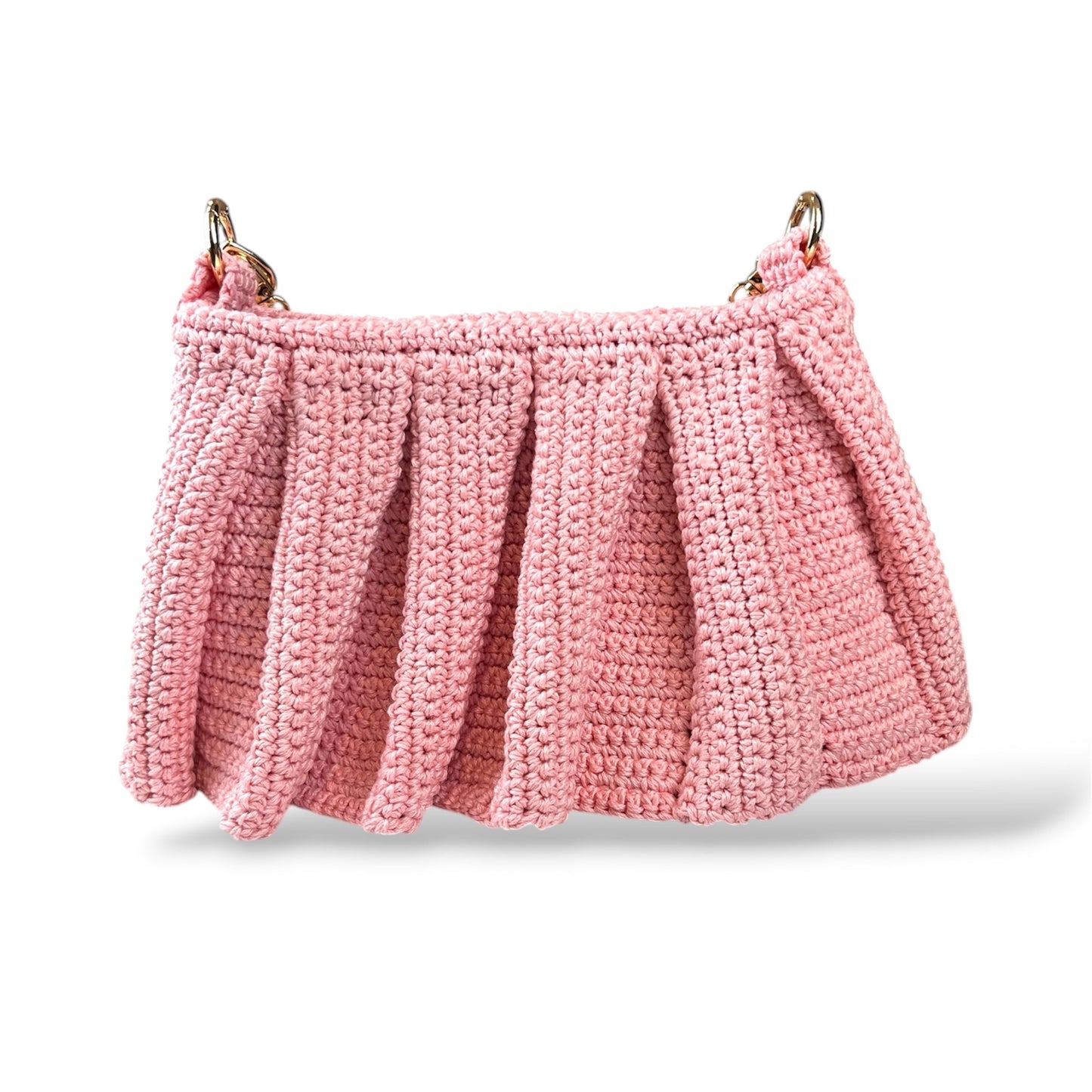 Bundle of 2 - Crochet Skirt Bag and Crochet Fendi Chef Inspired Bag