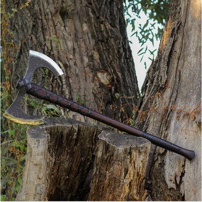 Viking Double-Edged Axe "Havamal"