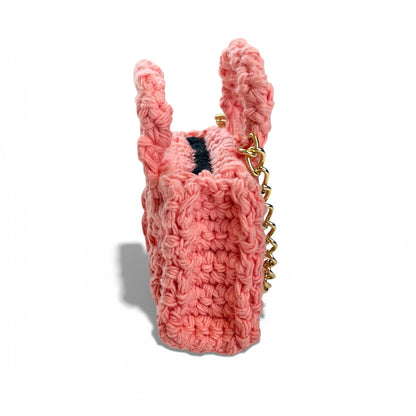 Crochet Marc Jacobs inspired Mini Tote Bag PDF Pattern