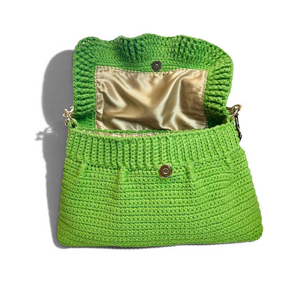 Bundle of 2 - Crochet Skirt Bag and Crochet Fendi Chef Inspired Bag