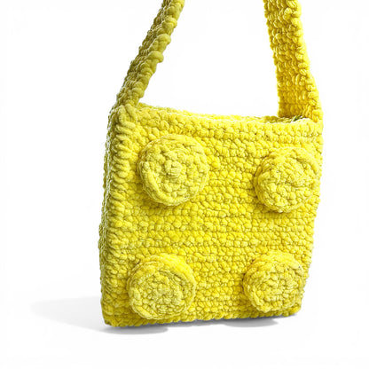 Crochet Lego Tote Bag PDF Pattern