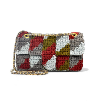 Crochet Tabby Shoulder Bag 20 With Patchwork Quilting Pattern (PDF Download)