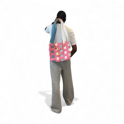 Crochet Candy Tote Bag Pattern (PDF Download)