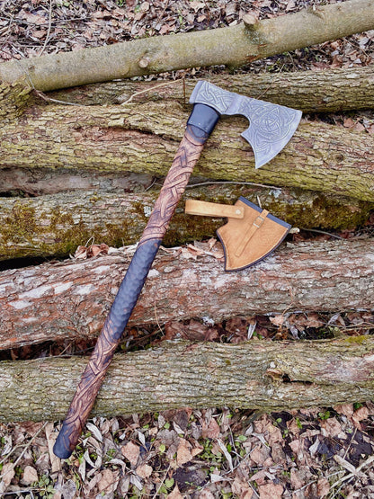 Large Engraved Axe