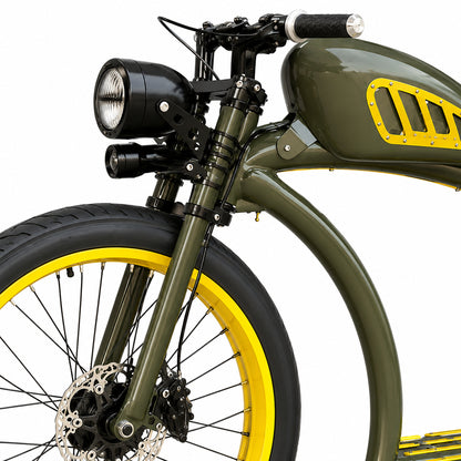 Retro Custom Fat Tire Electric Bike
