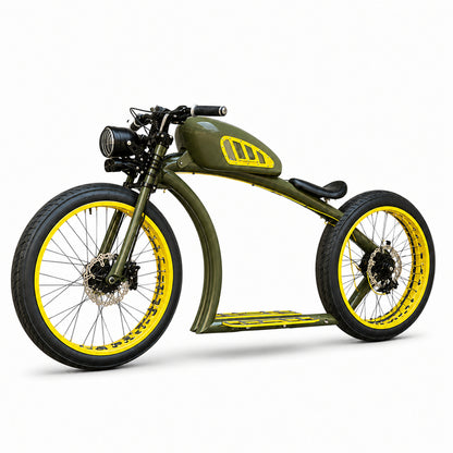 Retro Custom Fat Tire Electric Bike