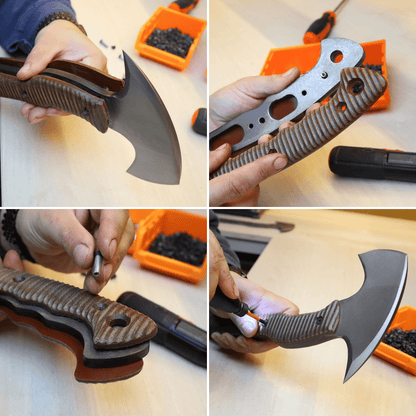 Compact tomahawk "Balor" with polymer composite handle