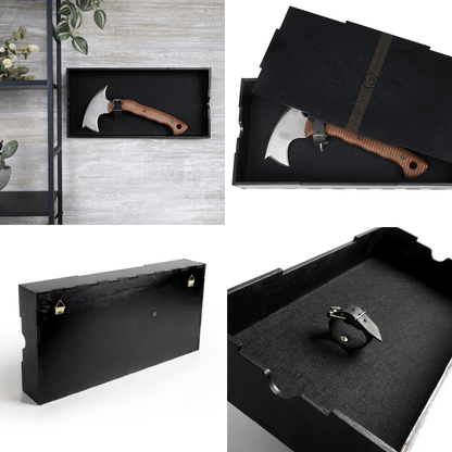 Compact tomahawk "Mingan" with polymer composite handle