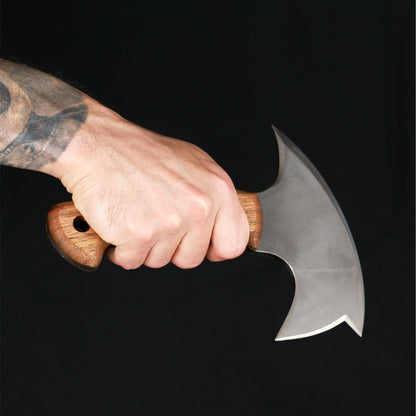 Compact tomahawk "NIKIDO" with engraved handle