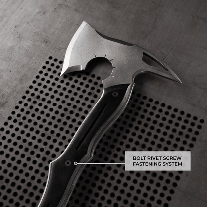 Full tang tomahawk "Requiem" for outdoor tasks