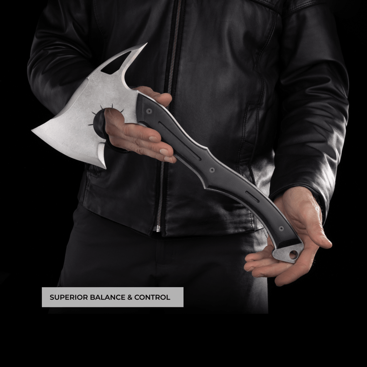 Full tang tomahawk "Requiem" for outdoor tasks