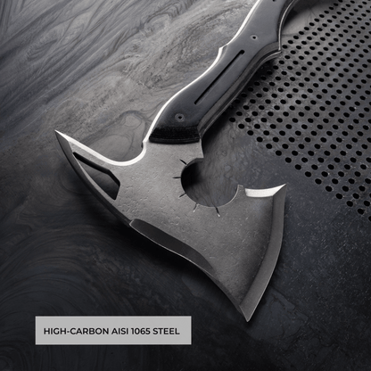 Full tang tomahawk "Requiem" for outdoor tasks