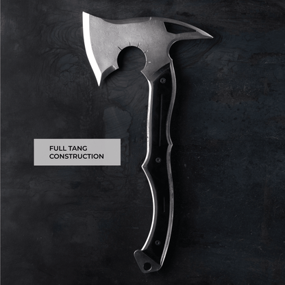 Full tang tomahawk "Requiem" for outdoor tasks