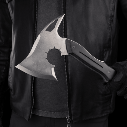 Full tang tomahawk "Requiem" for outdoor tasks