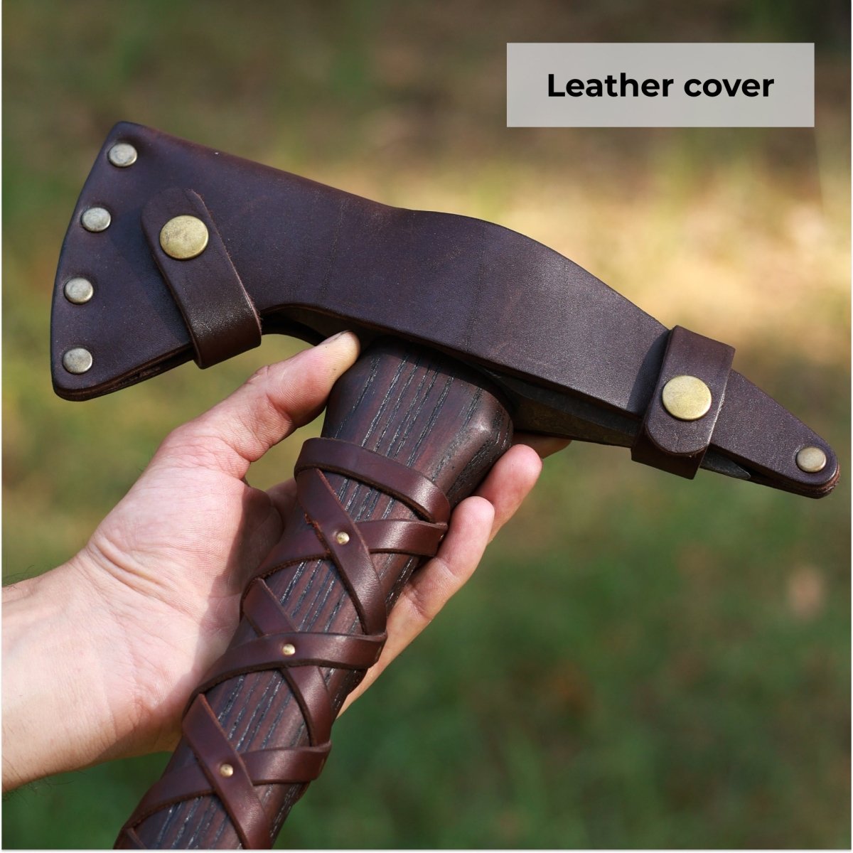 Hand-forged Gurons spike tomahawk