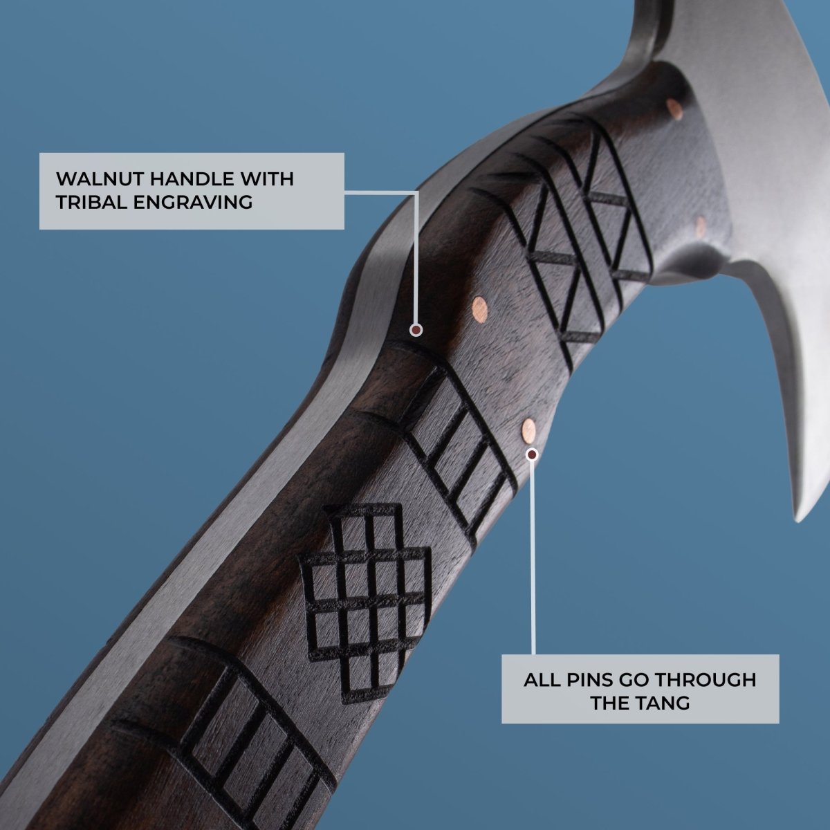 Hand forged tomahawk "Nanook"