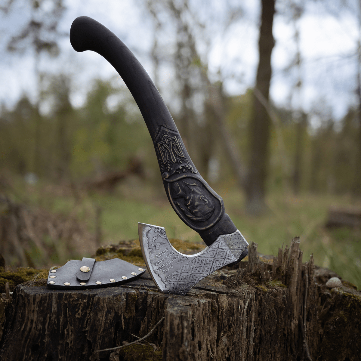 Handmade "Kozak" axe - Ukrainian Symbol of Freedom