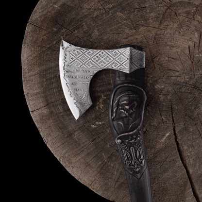 Handmade "Kozak" axe - Ukrainian Symbol of Freedom