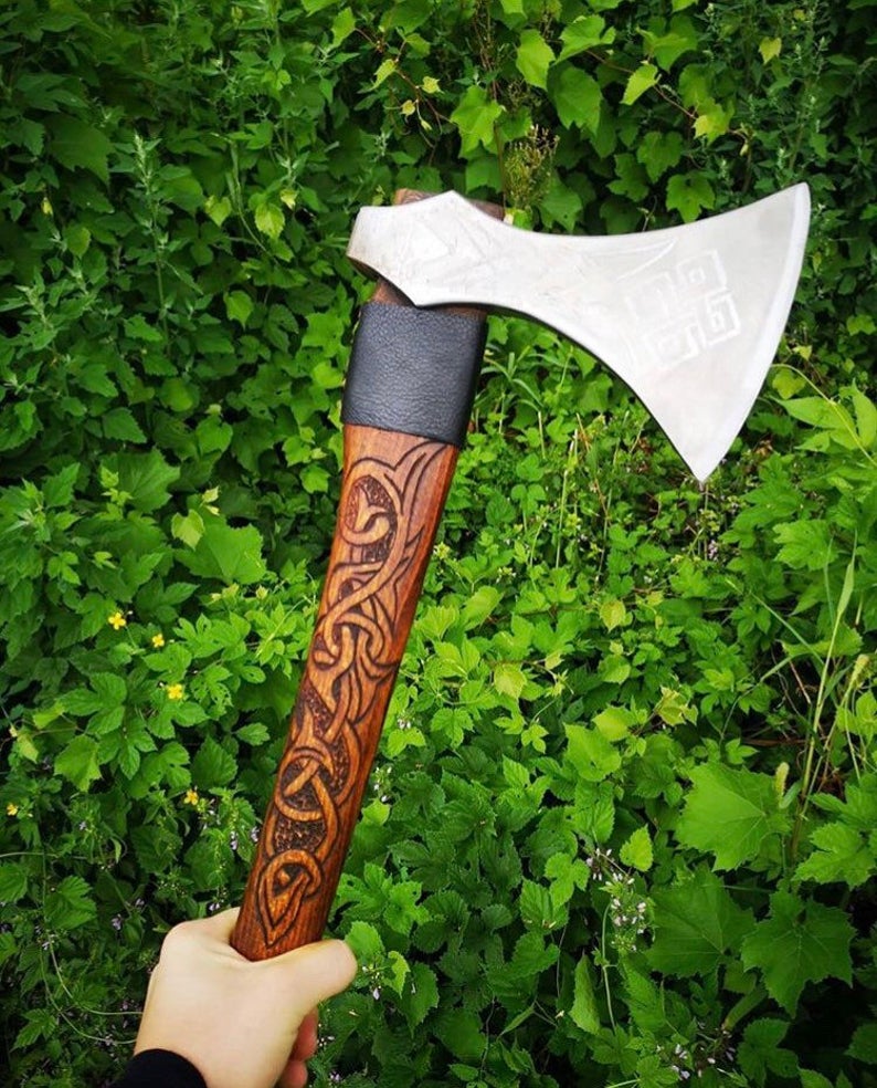 Jarl engarved axe with personalisation