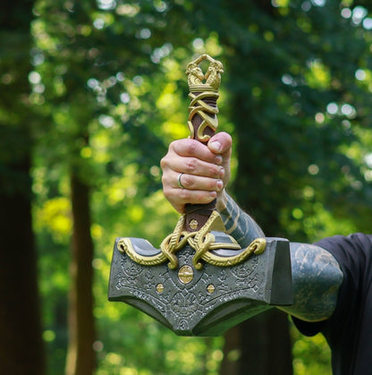 Mjolnir hammer steel version 26.45lb Glow-in-the-Dark Runes