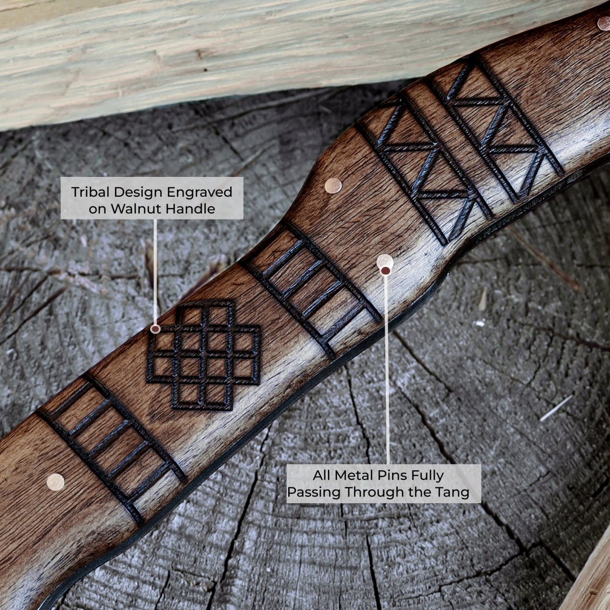 Сustom made tomahawk "Ogun"