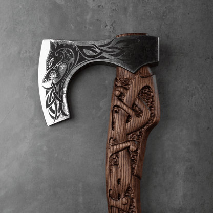 Viking axe handmade Ulfhednar Warriors