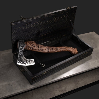 Viking axe handmade Ulfhednar Warriors
